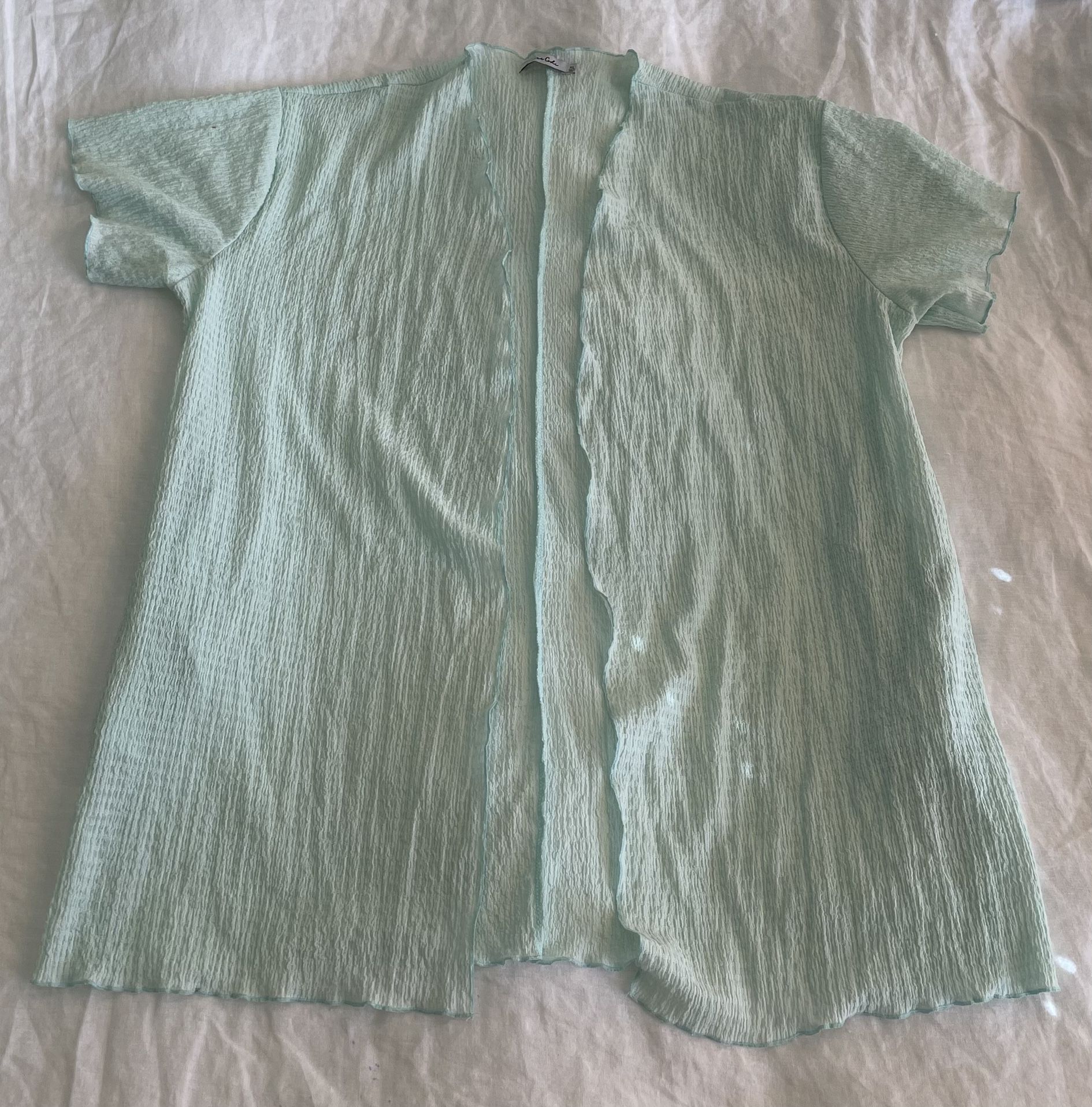 Culture Code Pale Blue Cardigan with Pockets Women’s XL