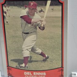 Del Ennis Phillies Baseball Card
