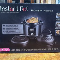 Instant Pot Pro Crisp & Air Fryer 8-quart Multi-Use Pressure