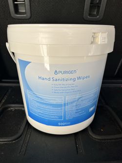 Hand sanitizing wipes