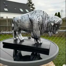 The Silver Buffalo Statue