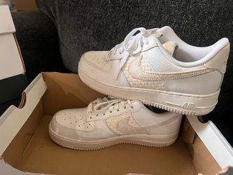 Nike Air Force 1 Low White Woven Swoosh