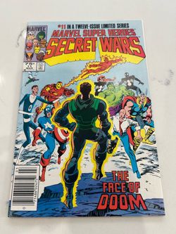 Marvel Super Heroes Secret Wars #11 (1985)Newsstand, Doctor Doom, Hulk, Spider Man, Iron Man, NM