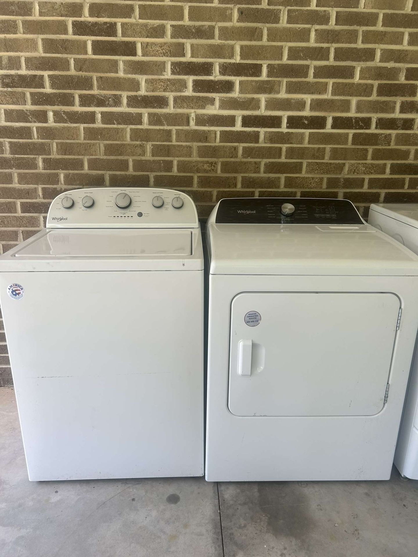 Whirlpool Washer & dryer set $400 OBO