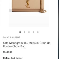 Saint laurent kate outlet bag sale