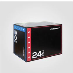 RitFit 3-in-1 #4Plyo Box Soft Foam Box Jump Platform