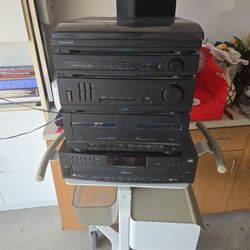 Old Media Player/cd Player/double Cassette Player /radio