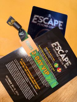 ESCAPE VIP 2 day