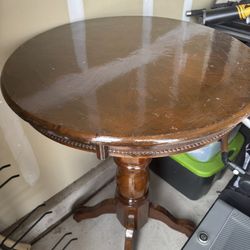 Solid Wood Bar Top Table