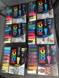 New Posca acrylic paint markers