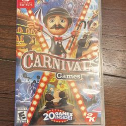 Nintendo Switch Game - Carnival Games. Like New!