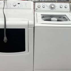 Heavy Duty Washer & Electric 220v Dryer 