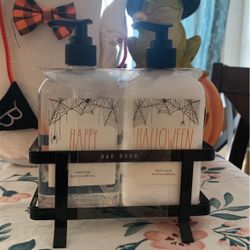 Rae Dunn Happy Halloween Soap + Lotion