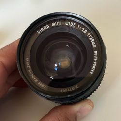 Sigma Mini-Wide 28mm 2.8 Macro Lens/ Canon
