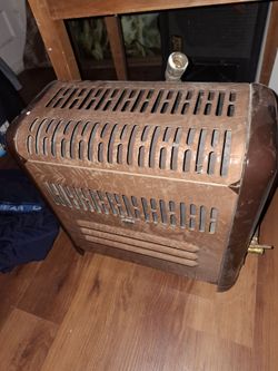 Vintage Gas Space Heater New