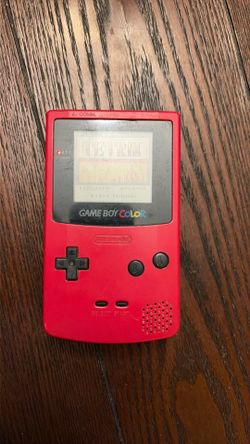 Red Gameboy Color Game Boy model CGB-001