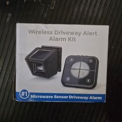 Wireless Driveway Alert Alarm Kit Model QH-9839A-1
