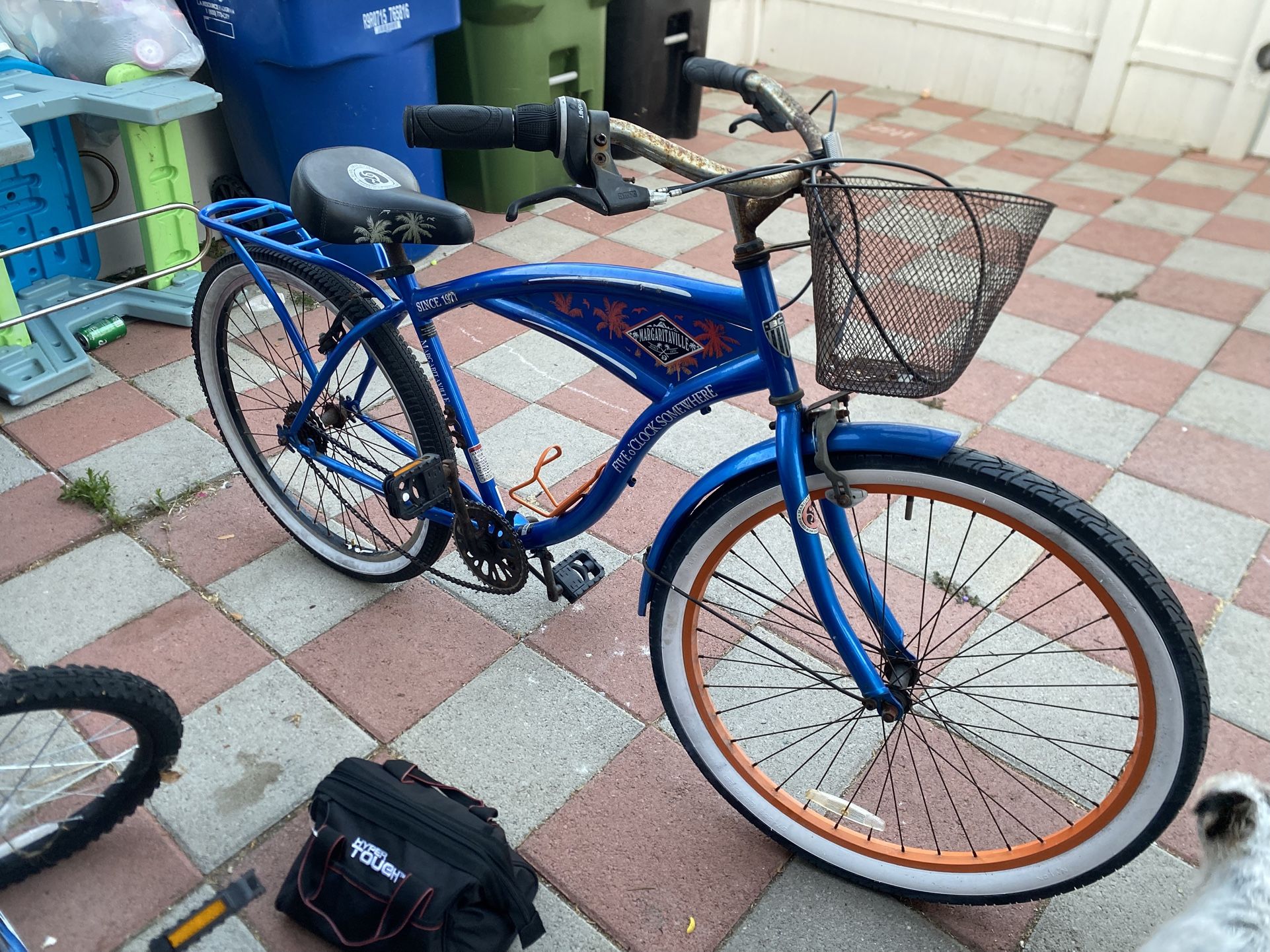 Margaritaville Blue Beach Cruiser Bike