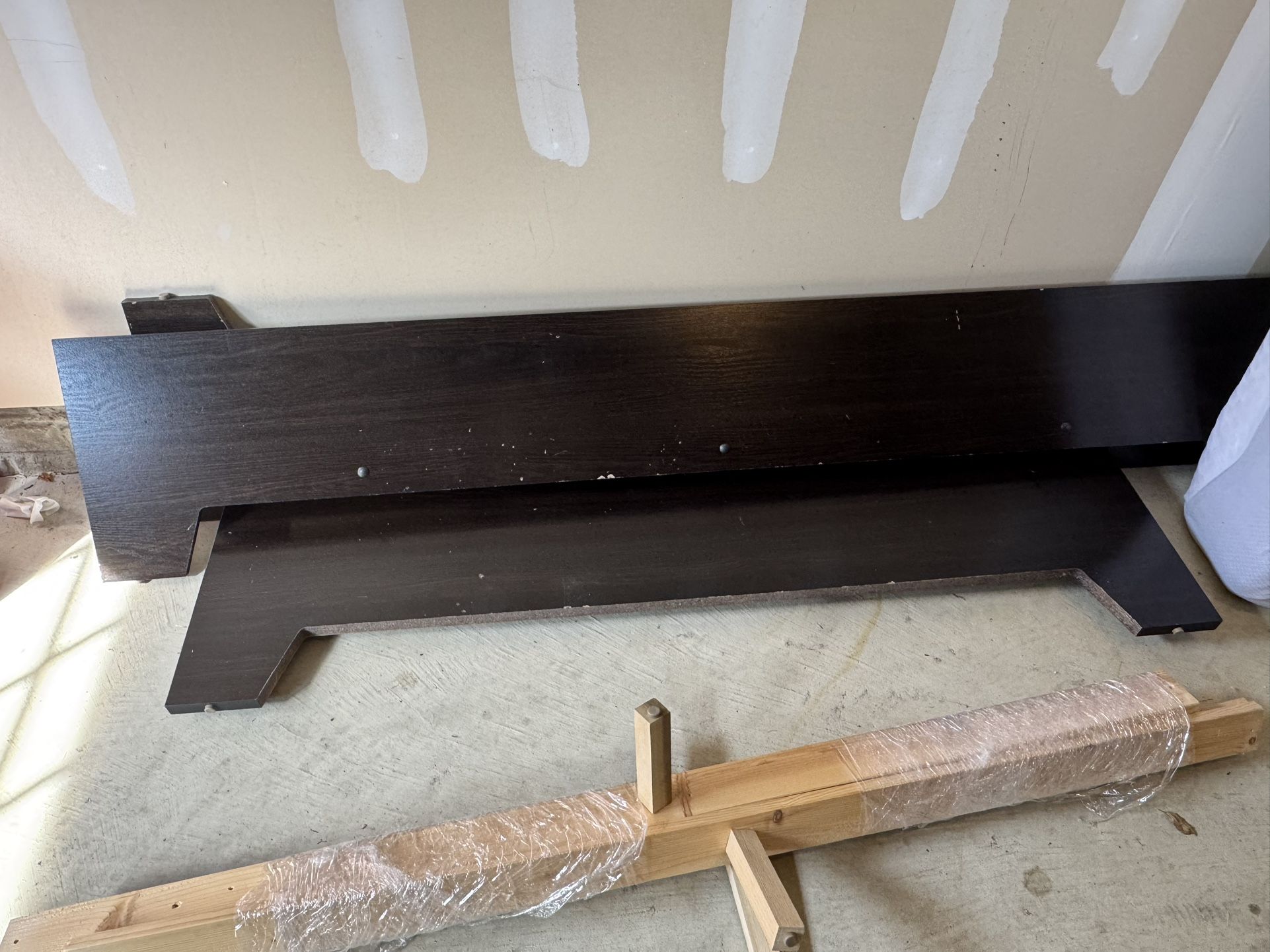 Queen Bed With Spring Box and mattress