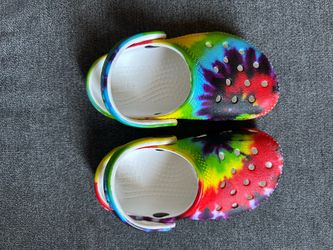 Kids Tie Dye Crocs