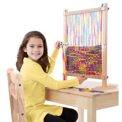 Weaving Loom Stand For Kids (Without Yarn) 