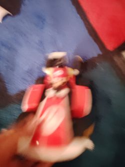 Red Mario Kart Toy Car Figure