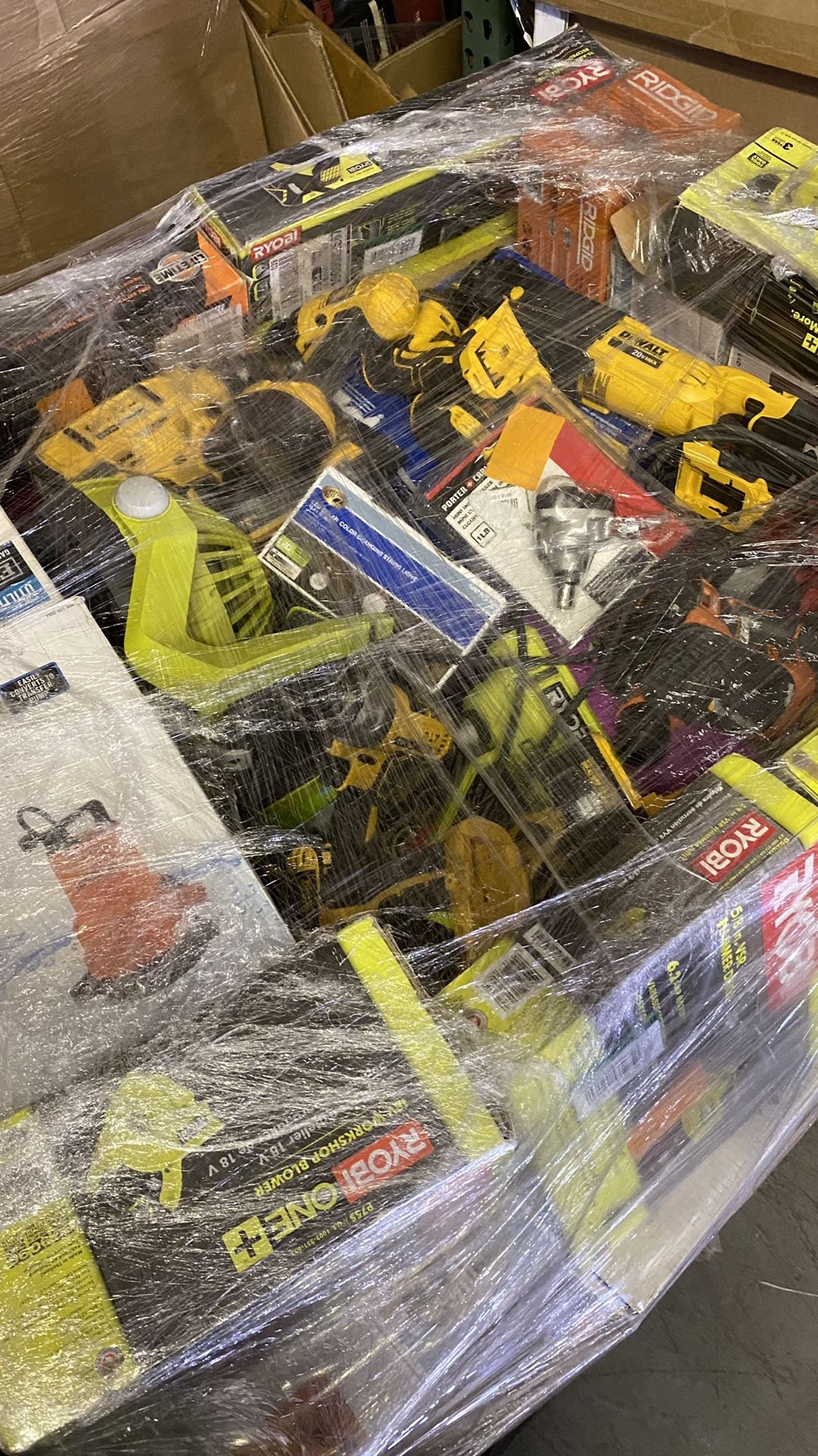 Home Depot Liquidation Tools Mix Pallets Overstock And Return Dewalt Milwaukee Ridgid Ryobi