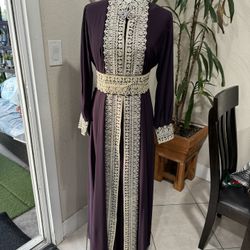 Modern Thob Long Embroidery heritage Dress Caftan ABAYA