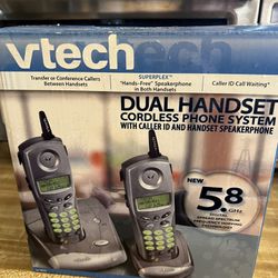 Vtech Dual Handset Cordless Phone System