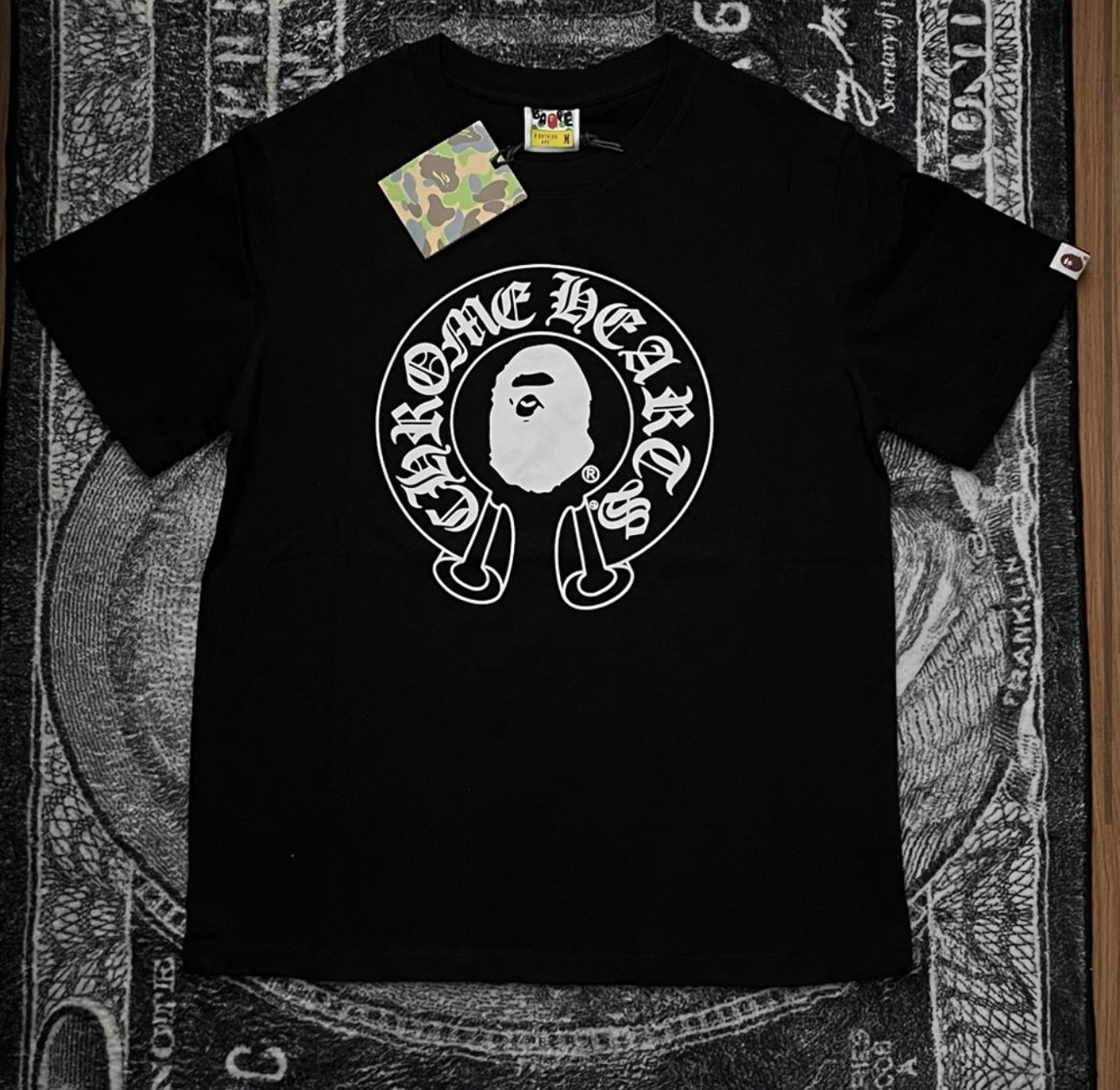Bape x chrome hearts shirt