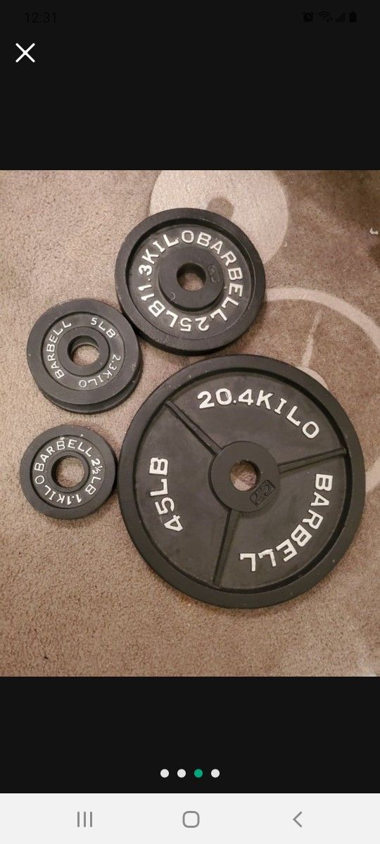 I Have Over 1000 Lbs Of Olympic Plates