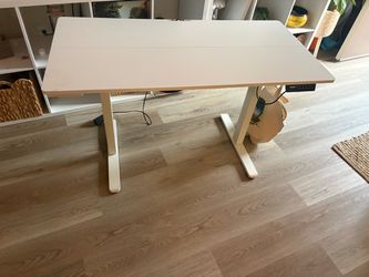 ErGear Electric Standing Desk – White – Programmable Height