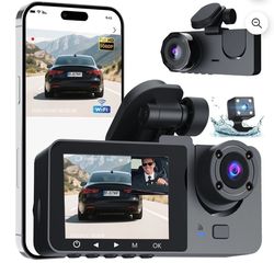 Car Dash Cam Front & Rear – HD Recording / Parking Monitor – Brand New