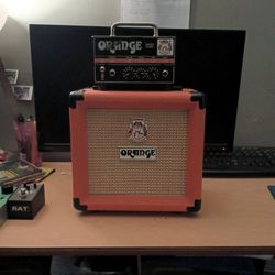Orange Micro Dark Lunchbox Guitar Amp Head And Speaker