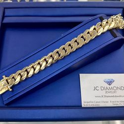 Bracelets Cubanlink 10k Solid  18 Mm