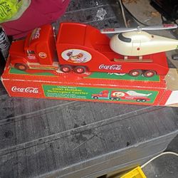 Coca-Cola Tractor And Helicopter
