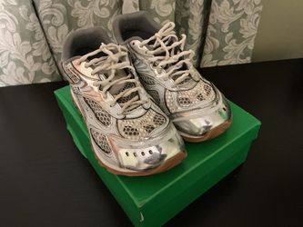 Silver Metallic Chunky Sneakers