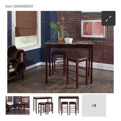 Tall Smaller Dining Room Table