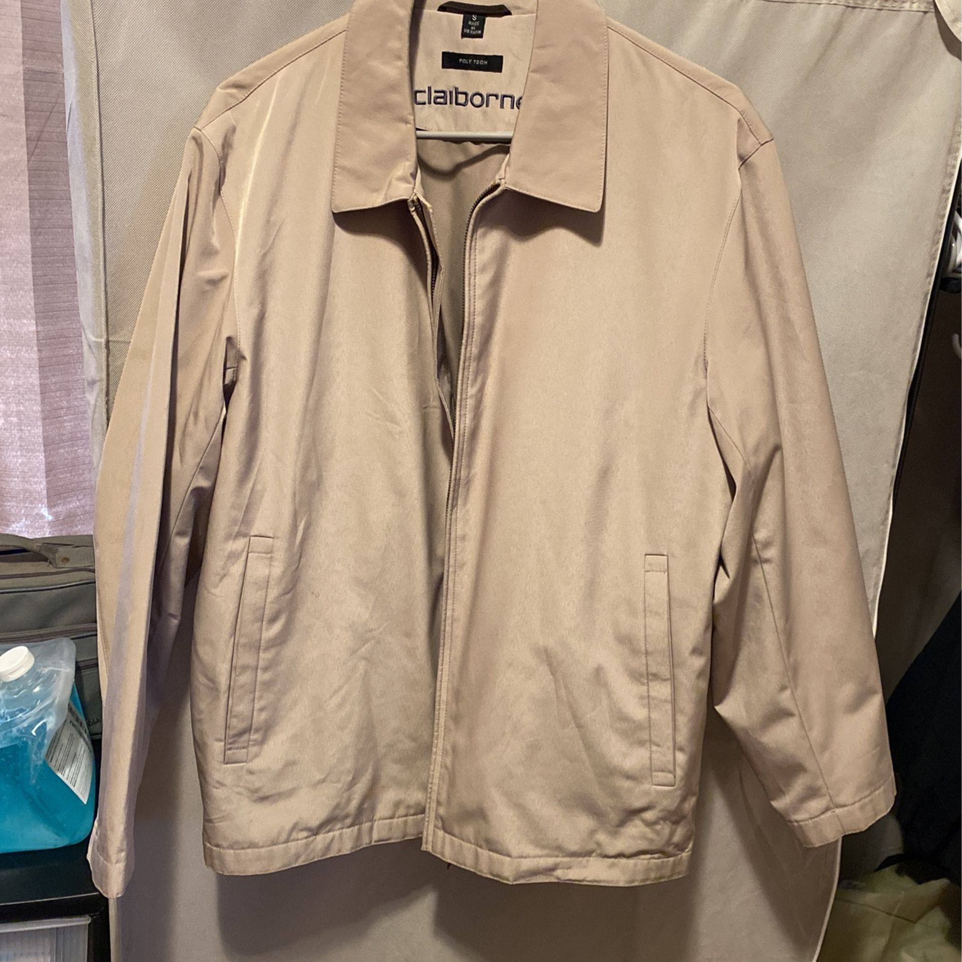 Beige Rain Coat Size Small