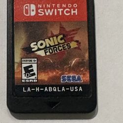 Nintendo Switch Sonic Force $10