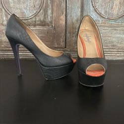Butterfly Painted Heels 