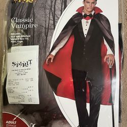 Dracula costume For Adult Size L 