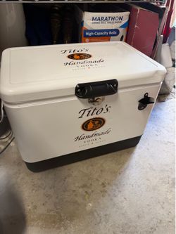 Tito's Handmade Vodka 54-Quart Classic Metal Cooler