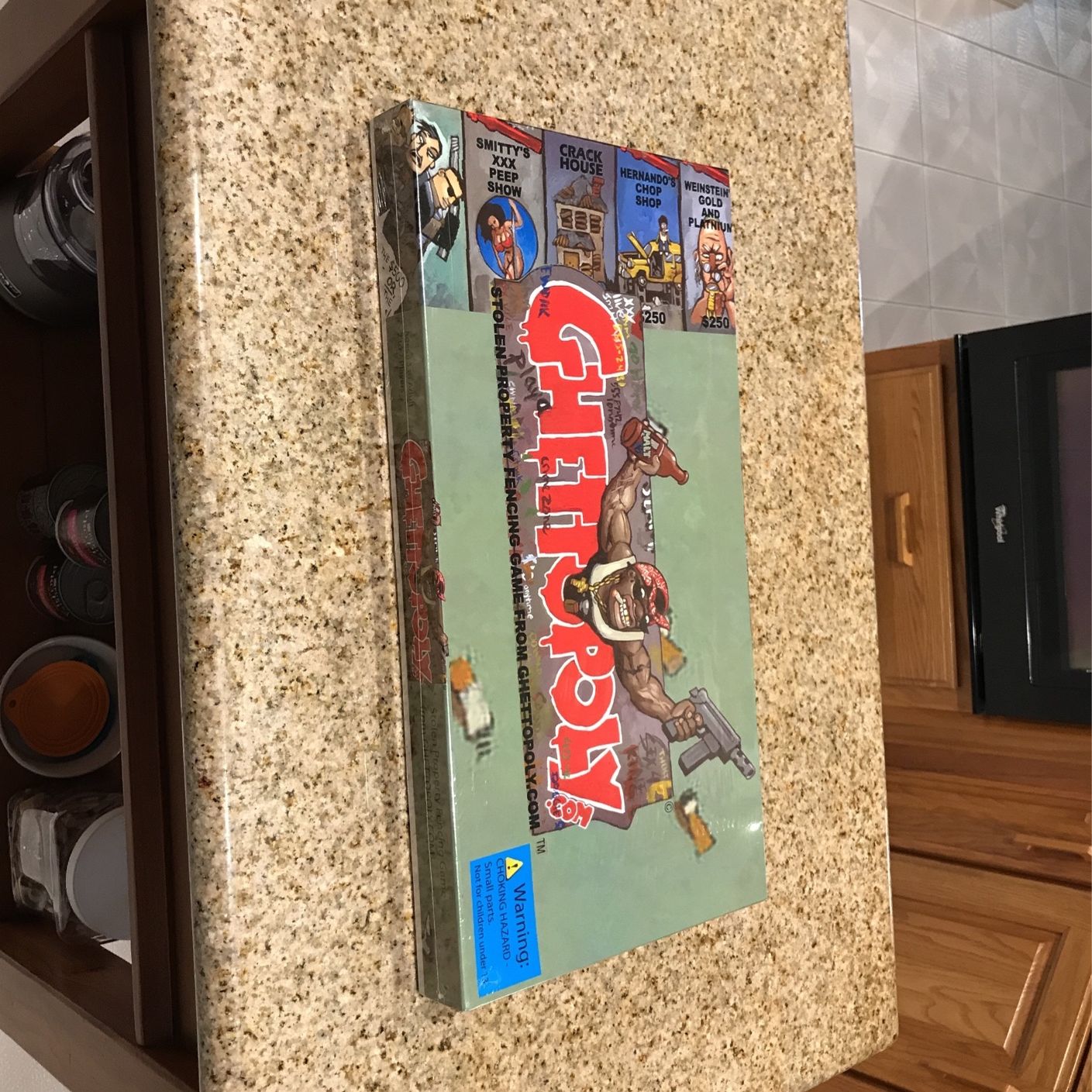 Ghettopoly Board Game Factory Sealed 2002 Rare