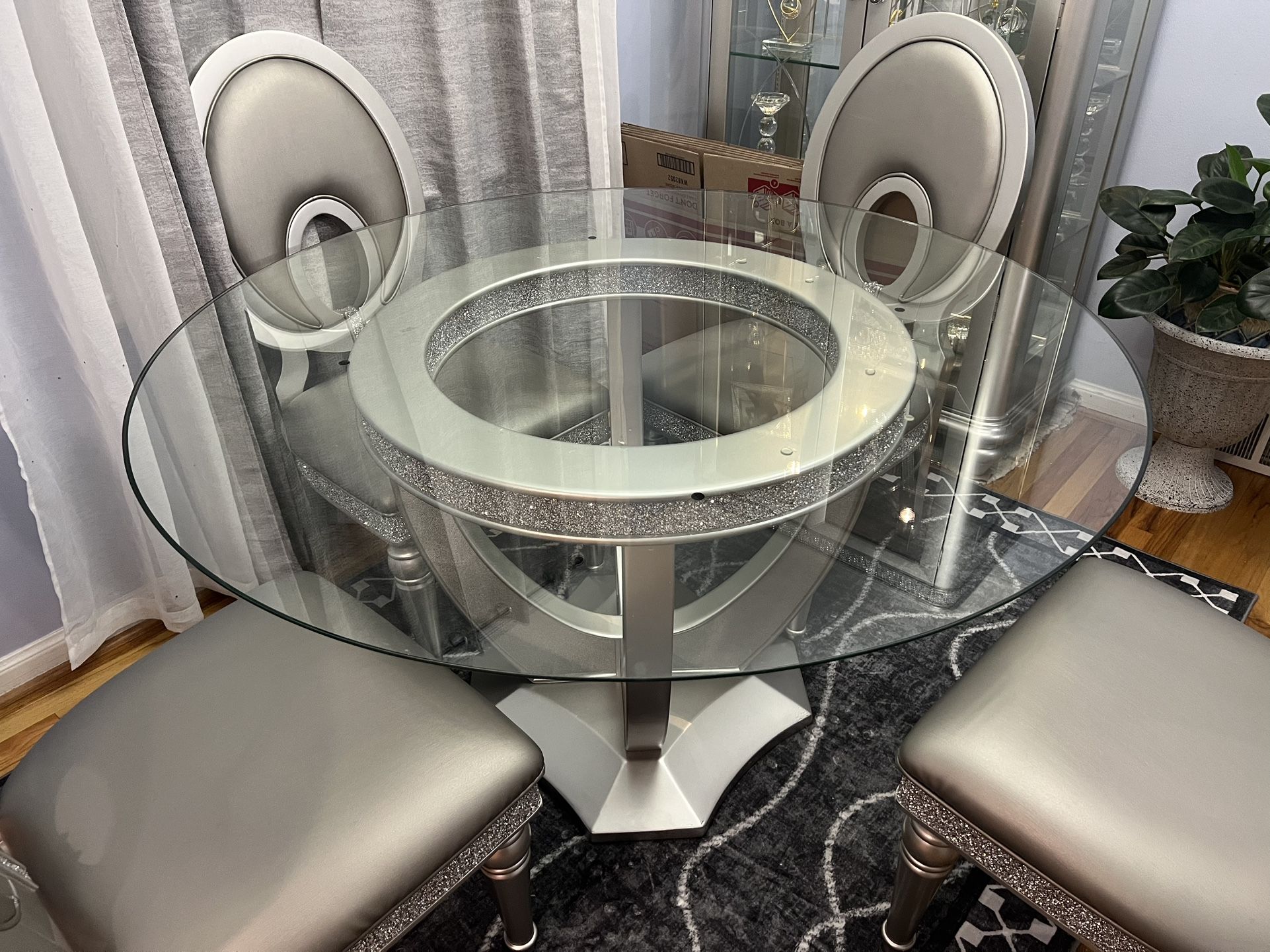 Glass Dinner Table