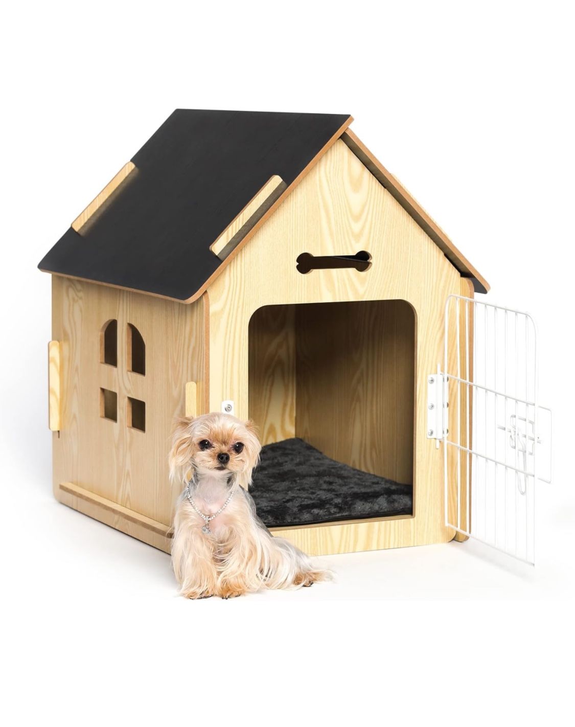 Dog House Kennel Indoor/Outdoor (New) With Floor Mat Cushion