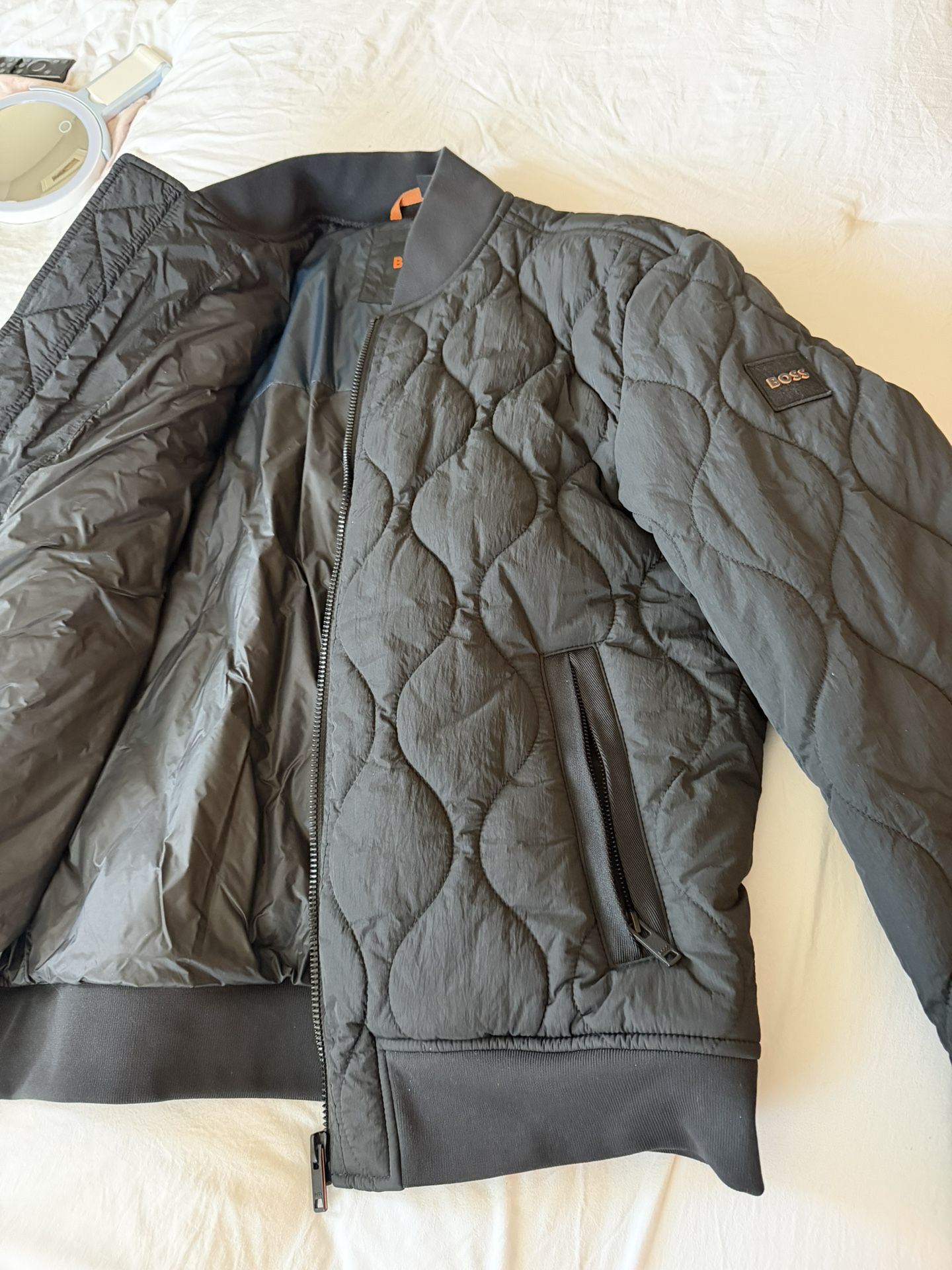 Hug boss Quilted Bomber Jacket
