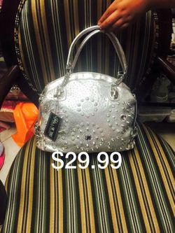 Handbag with rinestone!!!