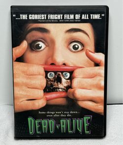 Dead Alive DVD 1998 Unrated Peter Jackson Horror Zombie OOP Lions Gate Halloween