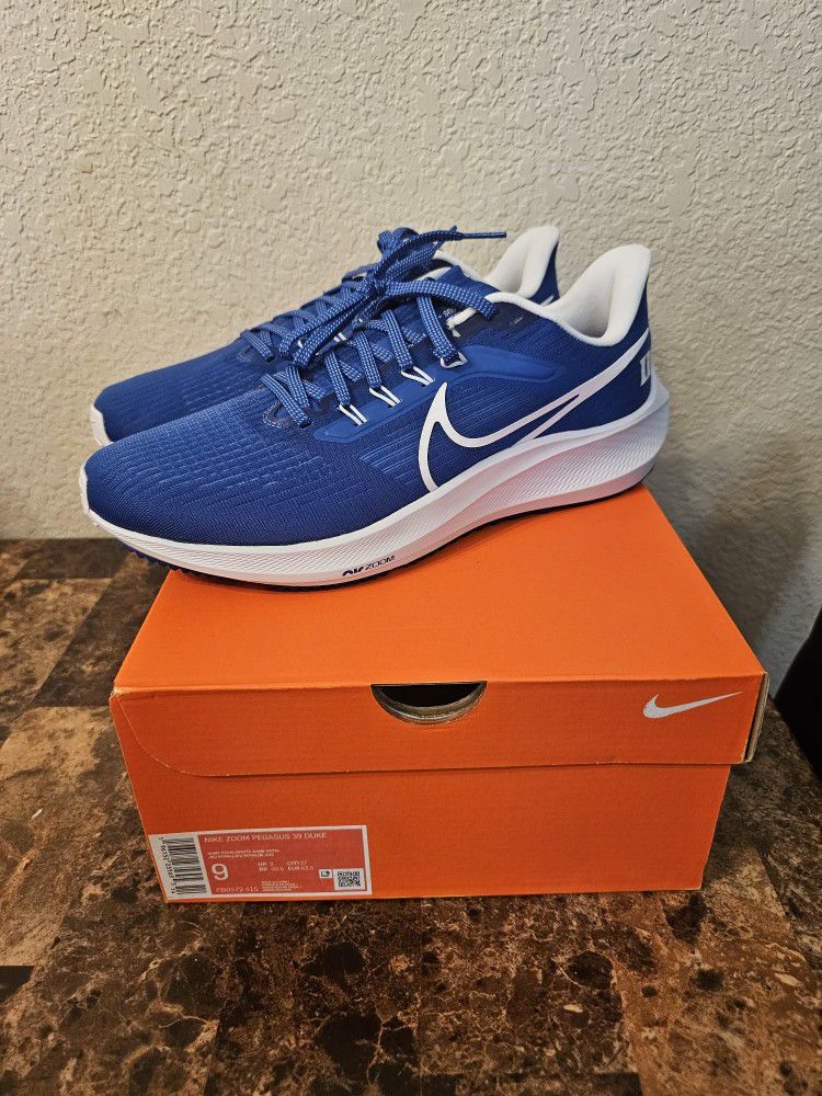 Nike Zoom Pegasus 39 Duke Blue Devils Running Shoes Mens Size 9